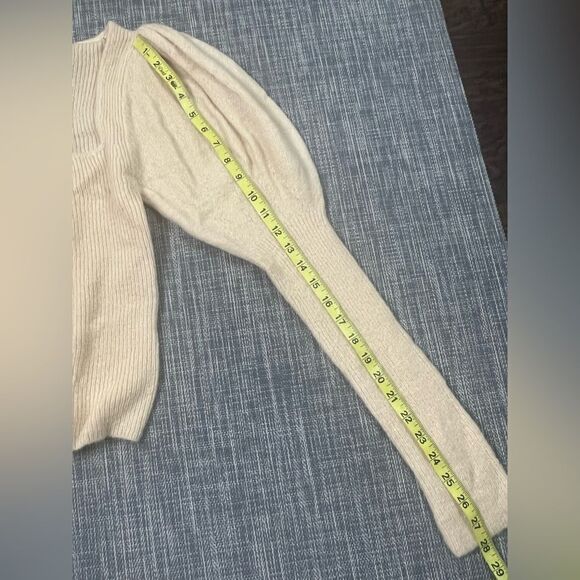 Urban Outfitters Ashley Puff Sleeve Cardigan in Neutral - Picture 12 of 12